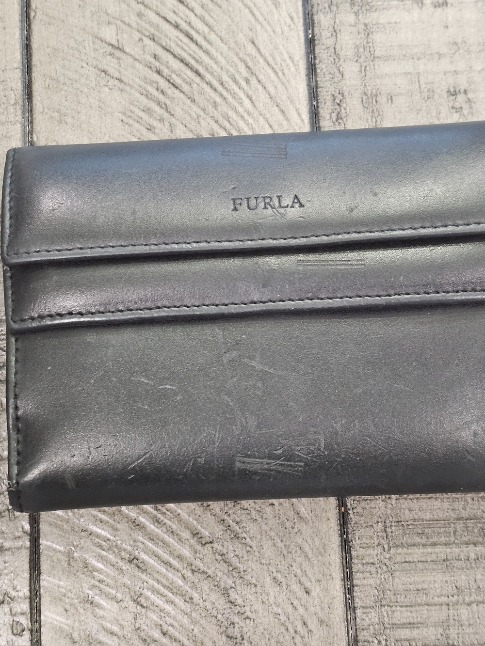 Furla Black Leather Wallet - Classic Black